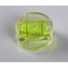 High precision transparent acrylic block level vial,spirit level vial